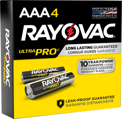 Ultra Pro Alkaline AAA Cell Batteries 8 Battery Count Rayovac AAA Batteries 